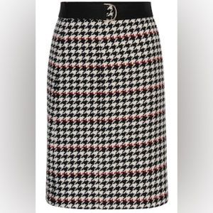 Hugo Boss Vulnona Skirt in Houndstooth